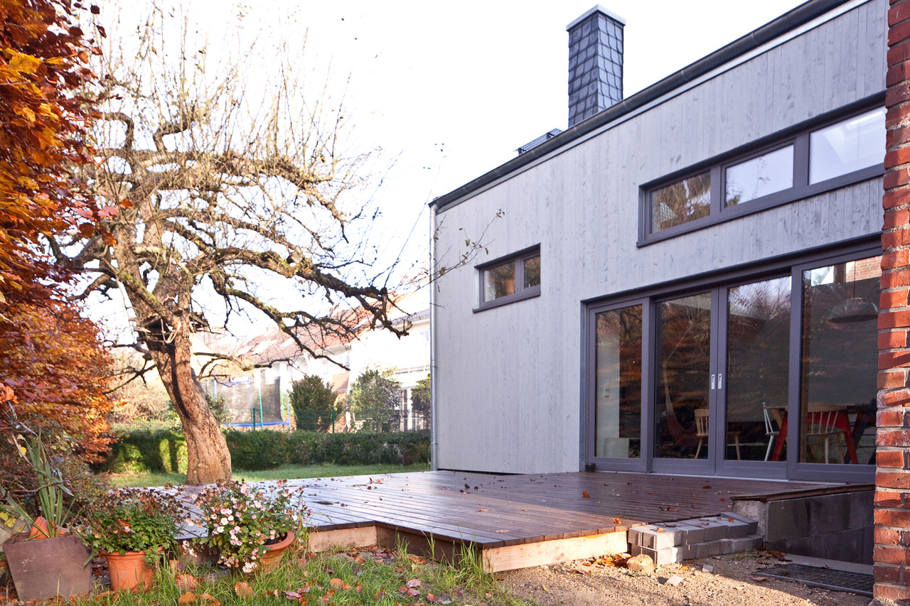 Erweiterung Wohnhaus in Holzständerbauweise Holzbauzentrum Nord